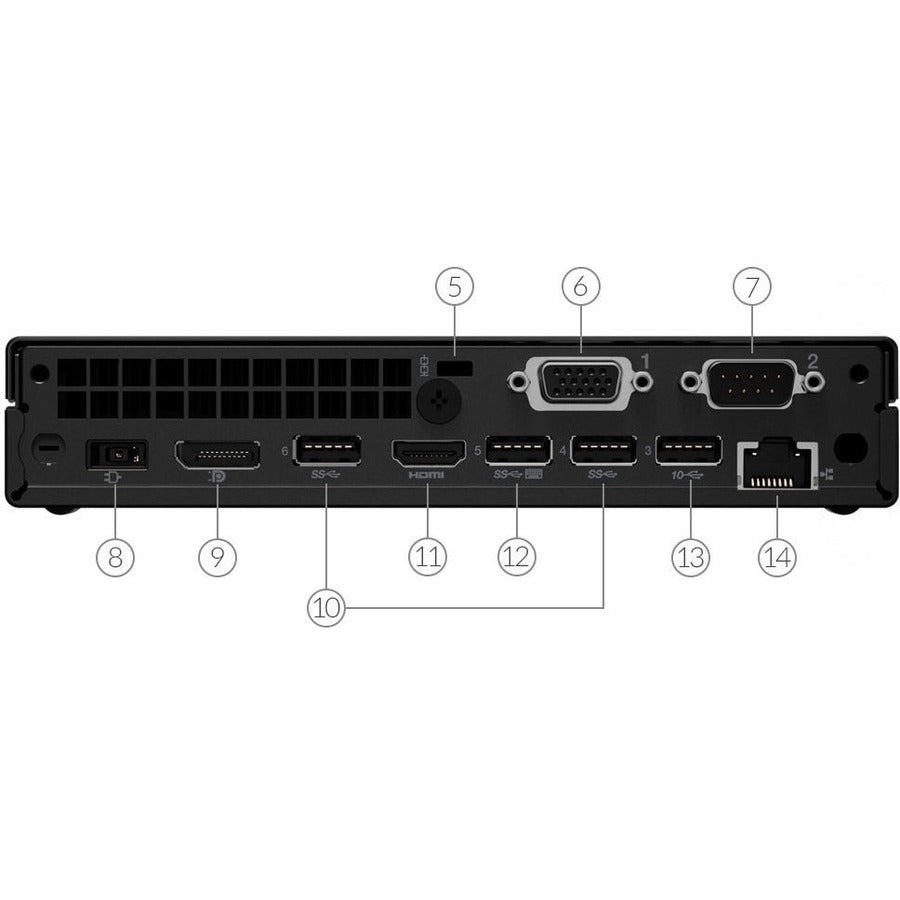 Lenovo Thinkcentre M70Q Ddr4-Sdram I7-11700T Mini Pc Intel® Core™ I7 16 Gb 256 Gb Ssd Windows 10 Pro Black