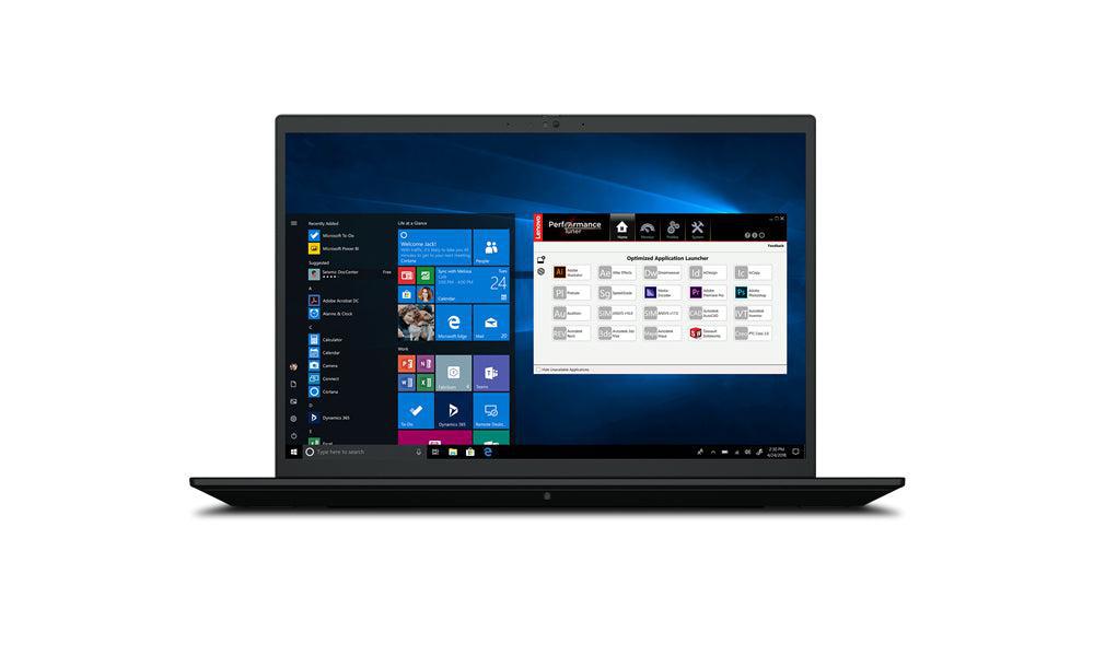 Lenovo Thinkpad P1 Mobile Workstation 40.6 Cm (16") Touchscreen Wquxga Intel® Core™ I7 32 Gb Ddr4-Sdram 1000 Gb Ssd Nvidia T1200 Wi-Fi 6E (802.11Ax) Windows 11 Black