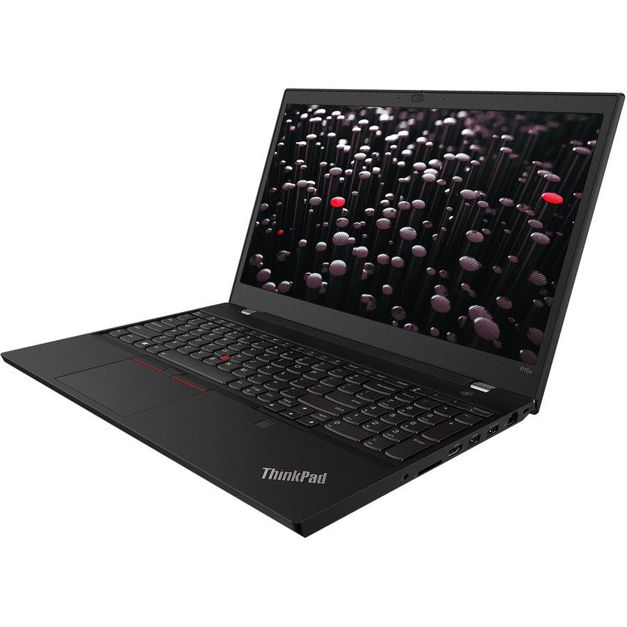 Lenovo Thinkpad P15V Mobile Workstation 39.6 Cm (15.6") Full Hd Intel® Core™ I7 16 Gb Ddr4-Sdram 512 Gb Ssd Nvidia T600 Wi-Fi 6 (802.11Ax) Windows 10 Pro Black