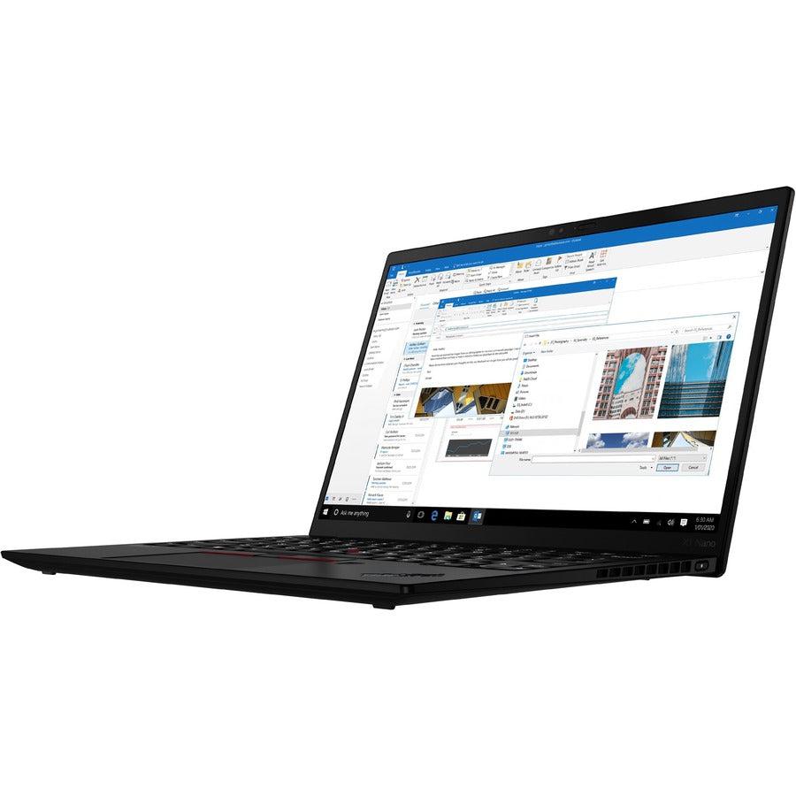 Lenovo Thinkpad X1 Nano Notebook 33 Cm (13") 2K Ultra Hd Intel® Core™ I5 16 Gb Lpddr4X-Sdram 256 Gb Ssd Wi-Fi 6 (802.11Ax) Windows 10 Pro Black