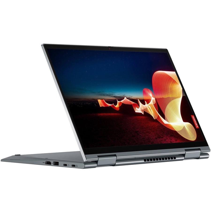 Lenovo Thinkpad X1 Yoga Hybrid (2-In-1) 35.6 Cm (14") Touchscreen Wuxga Intel® Core™ I5 16 Gb Lpddr4X-Sdram 256 Gb Ssd Wi-Fi 6 (802.11Ax) Windows 11 Pro Grey