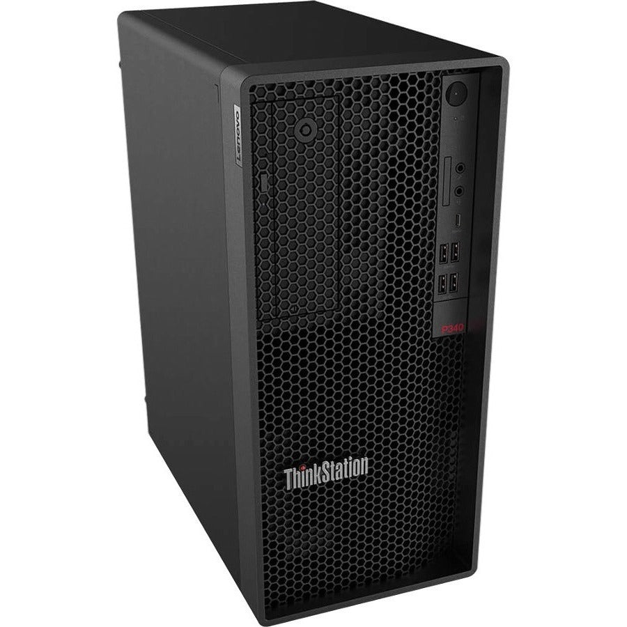 Lenovo Thinkstation P340 Ddr4-Sdram I7-10700 Tower Intel® Core™ I7 16 Gb 512 Gb Ssd Windows 10 Pro Workstation Black