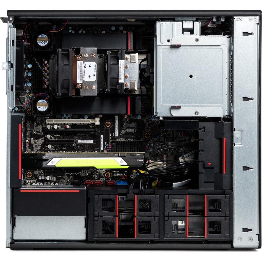 Lenovo Thinkstation P720 Ddr4-Sdram 4214R Tower Intel Xeon Silver 16 Gb 512 Gb Ssd Windows 10 Pro For Workstations Workstation Black