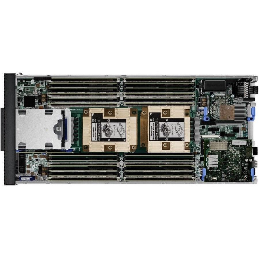 Lenovo ThinkSystem SN550 7X16A07MNA Blade Server - 1 x Intel Xeon Silver 4208 2.10 GHz - 32 GB RAM - Serial ATA/600, Serial Attached SCSI (SAS) Controller