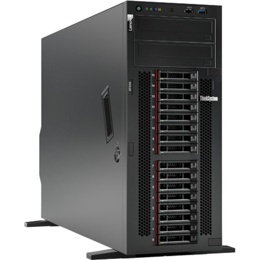 Lenovo ThinkSystem ST550 7X10A0BHNA 4U Tower Server - 1 x Intel Xeon Silver 4208 2.10 GHz - 16 GB RAM - 12Gb/s SAS, Serial ATA/600 Controller