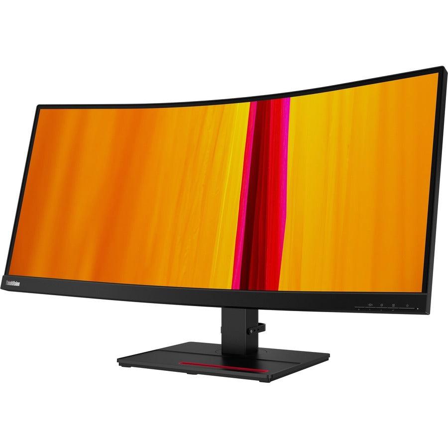 Lenovo Thinkvision T34W-20 86.4 Cm (34") 3440 X 1440 Pixels Ultrawide Quad Hd Led Black