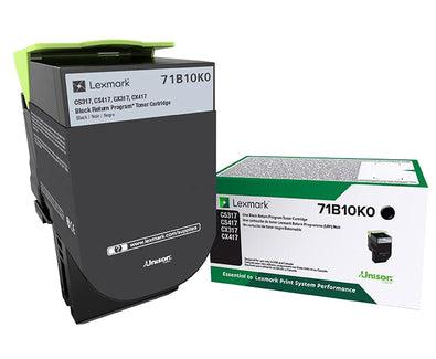 Lexmark 71B10K0 Toner Cartridge 1 Pc(S) Original Black
