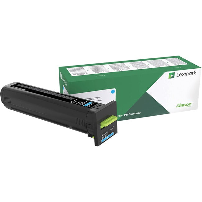 Lexmark Original High Yield Laser Toner Cartridge - Cyan - 1 Each 82K0HCG