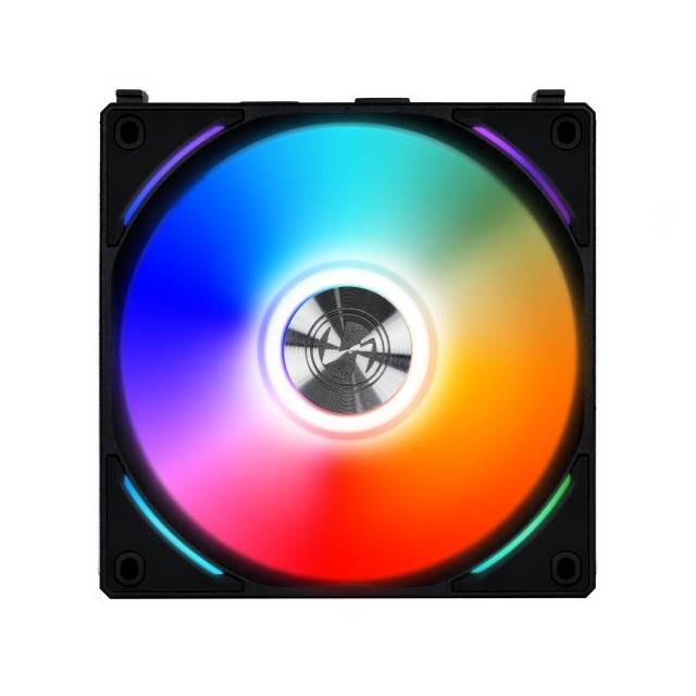 Lian Li Uni Fan Al120 3 Pack Black With Controller (Argb 120Mm Led Pwm Daisy-Chain)