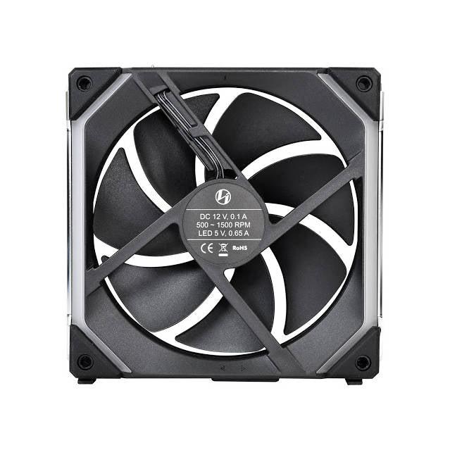Lian Li Uni Fan Sl140 Single Pack Black Without Controller (Argb 140Mm Led Pwm Daisy-Chain)