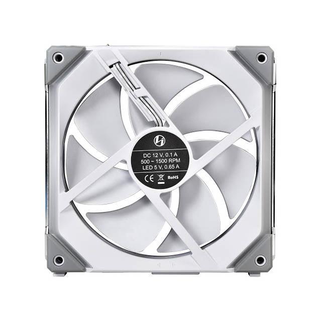 Lian Li Uni Fan Sl140 Single Pack White Without Controller (Argb 140Mm Led Pwm Daisy-Chain)