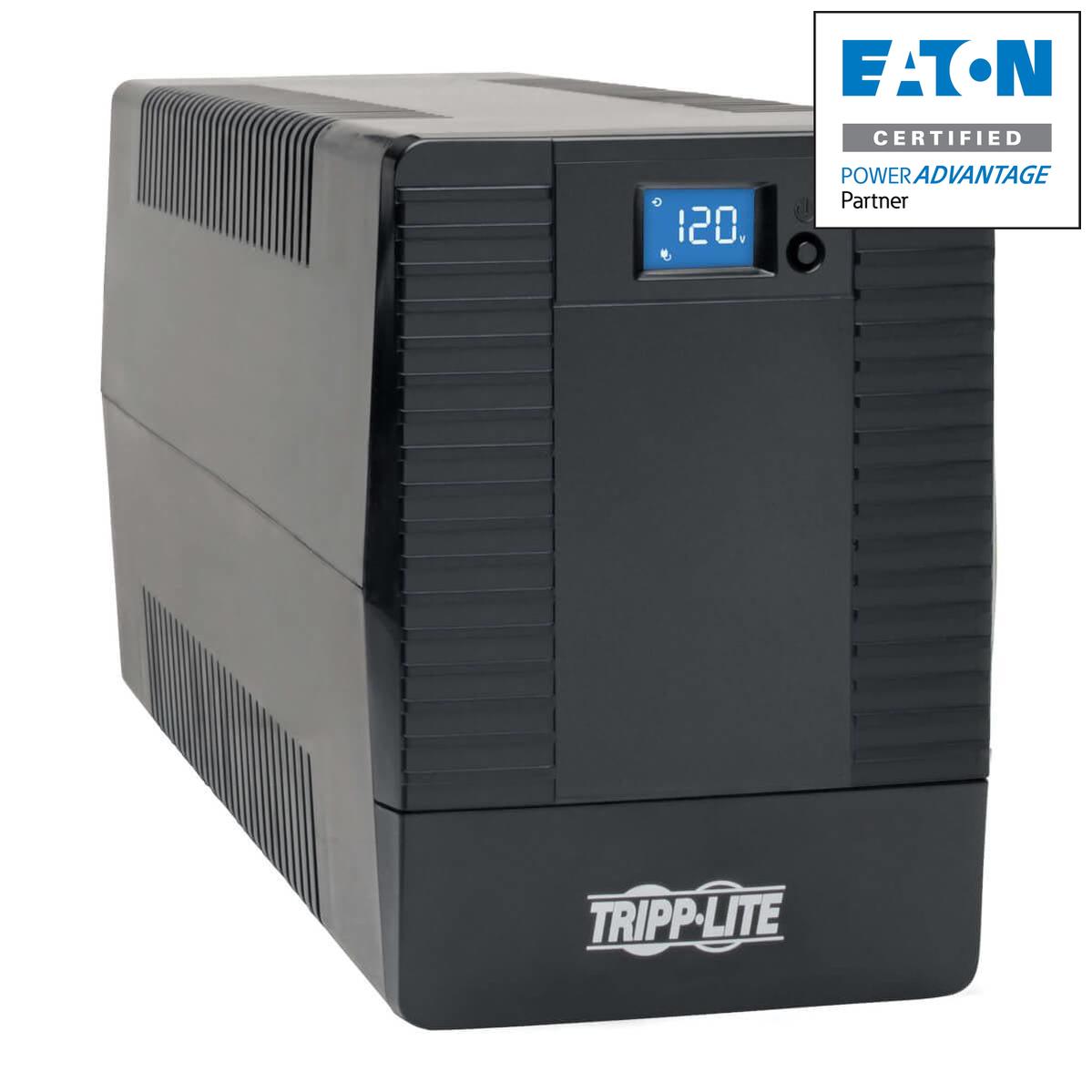 Line-Interactive UPS 1000VA - Battery Backup Power Protection | Tripp Lite OMNIVS1000LCD