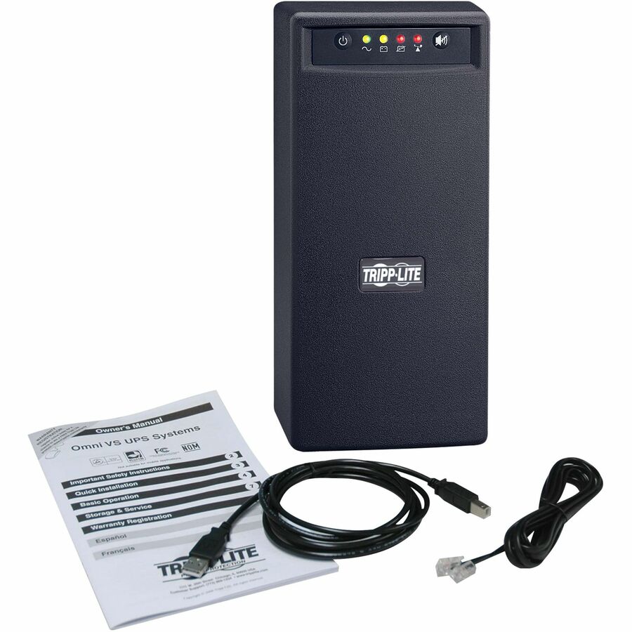 Line Interactive UPS 1000VA - Desktop Battery Backup Power Protection | Tripp Lite OMNIVS1000