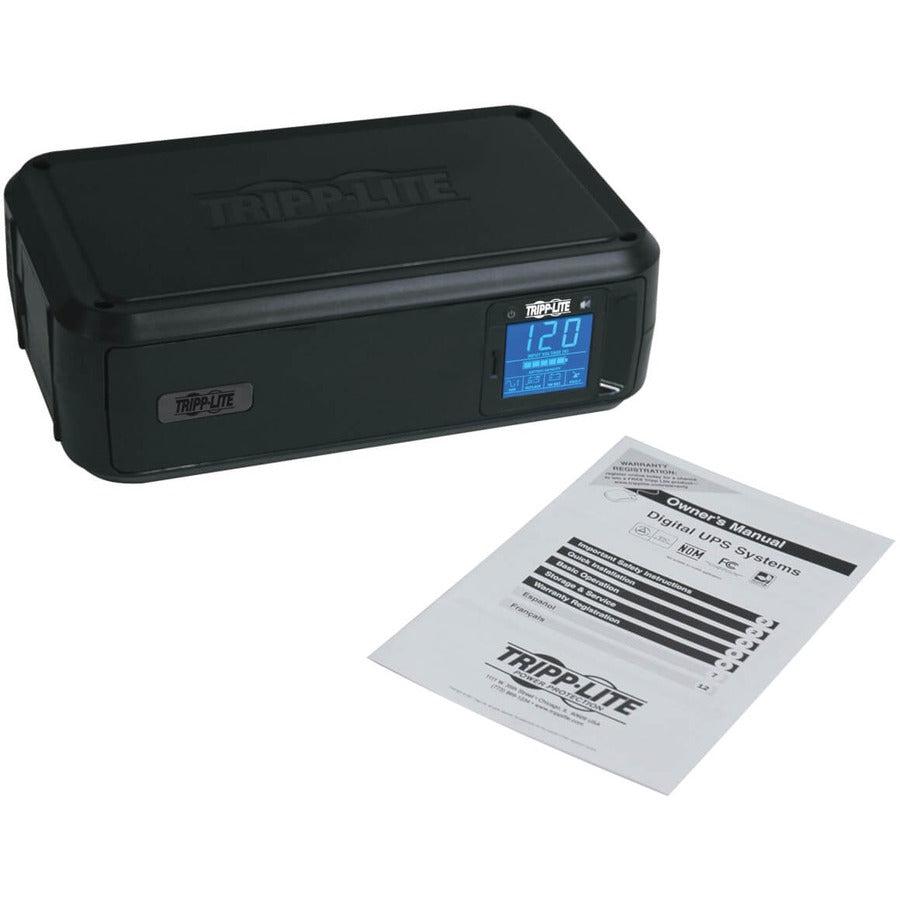 Line-Interactive UPS 900VA - Desktop Battery Backup with LCD Display | Tripp Lite by Eaton OMNI900LCD