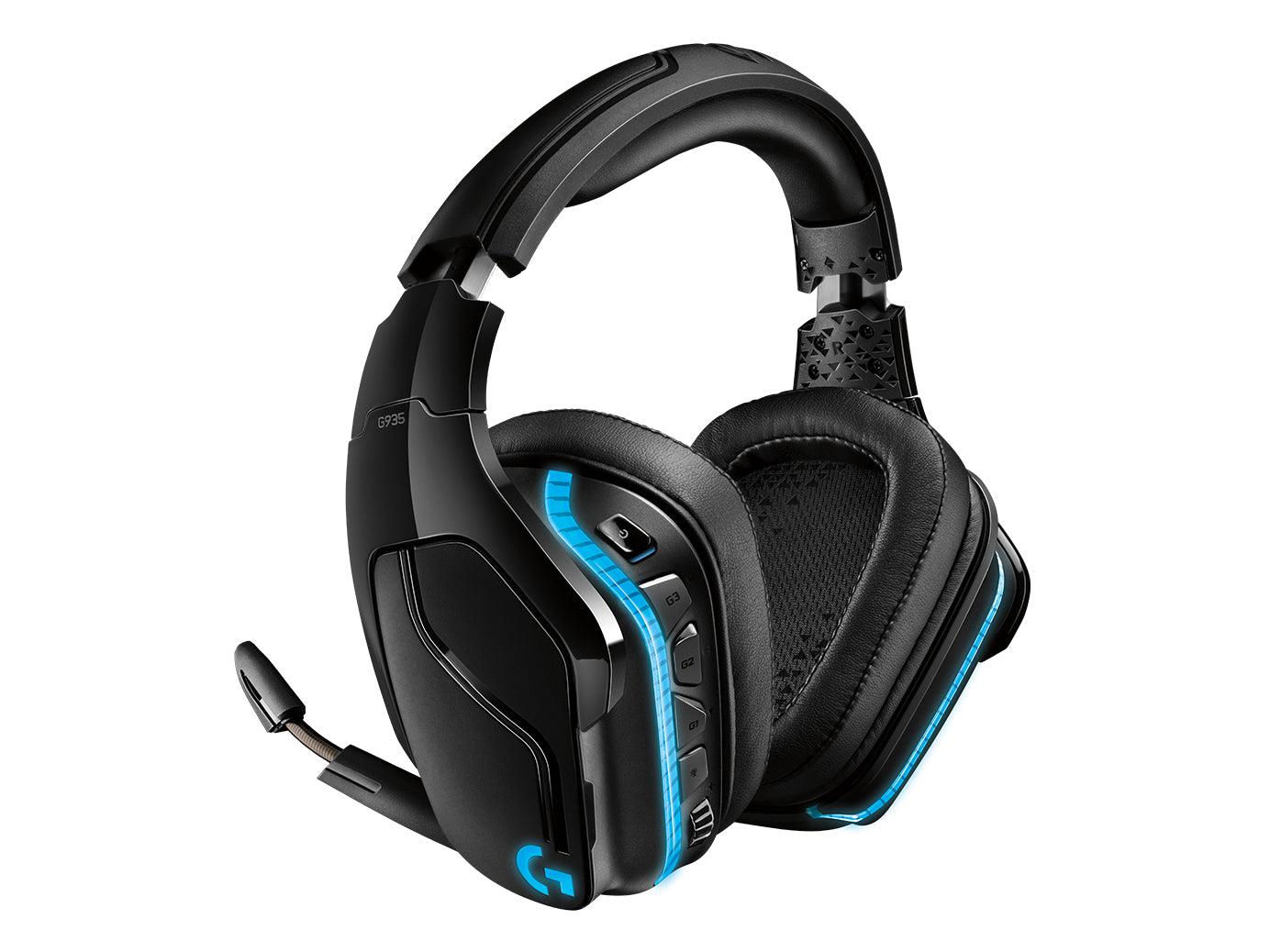 Logitech 981-000742 G Series G935 Wireless 7.1 Surround Sound LIGHTSYNC Gaming Headset