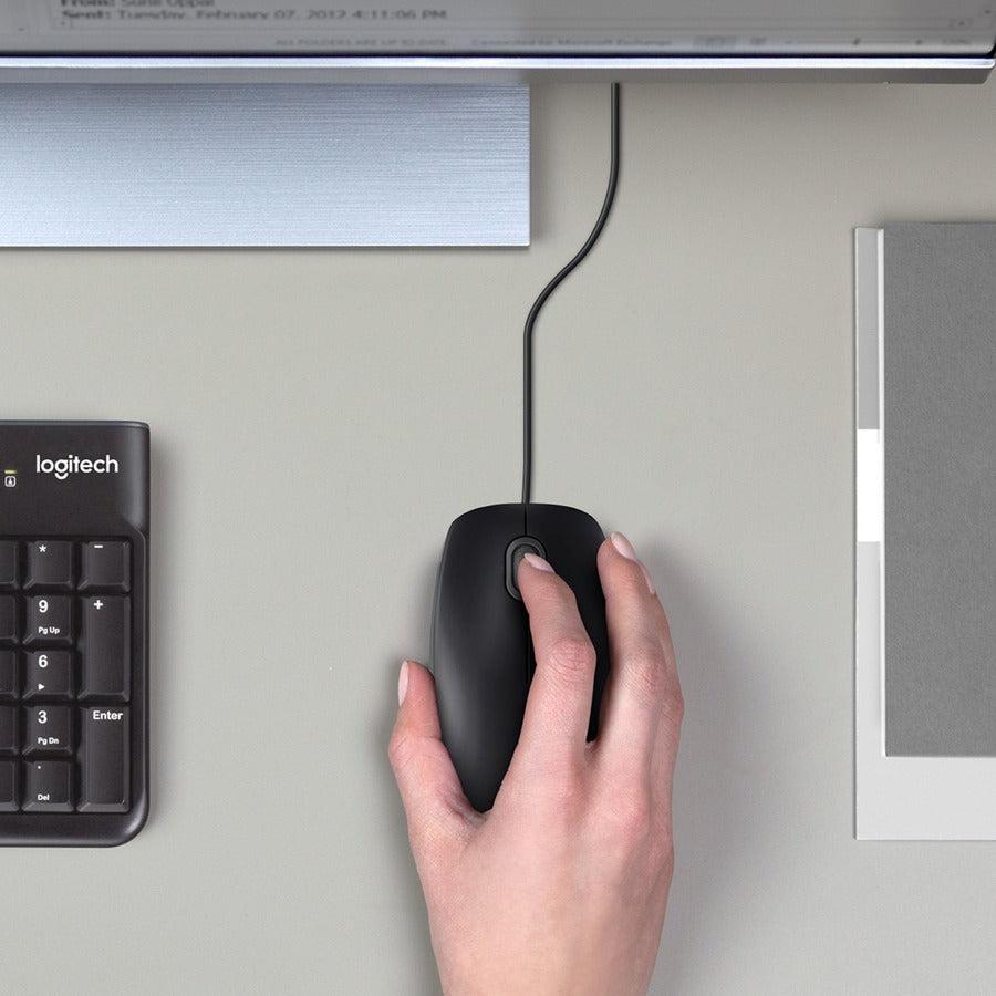 Logitech B110 Optical Usb Mouse Usb Type-A 800 Dpi