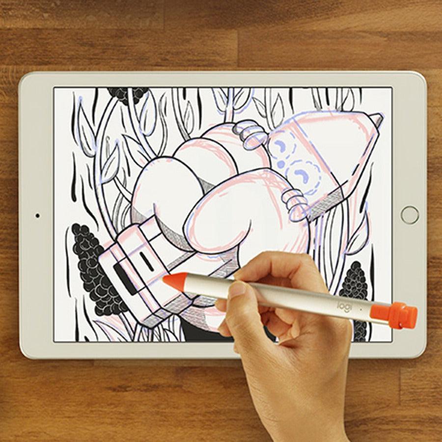 Logitech Crayon Stylus Pen 20 G Orange, Silver