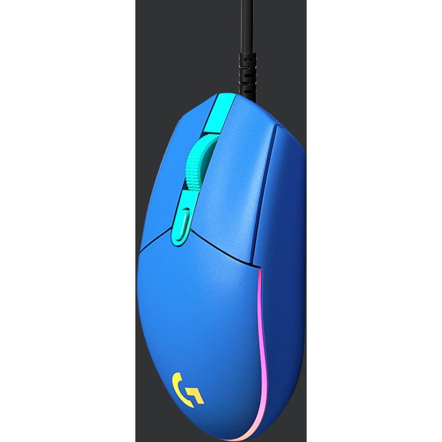 Logitech G G203 Lightsync Mouse Ambidextrous Usb Type-A 8000 Dpi