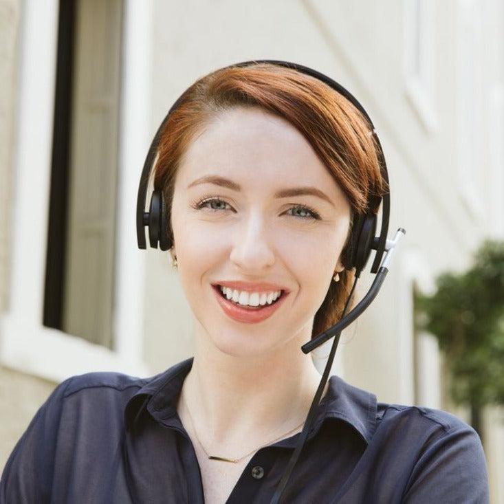 Logitech H650E Headset Wired Head-Band Office/Call Center Black
