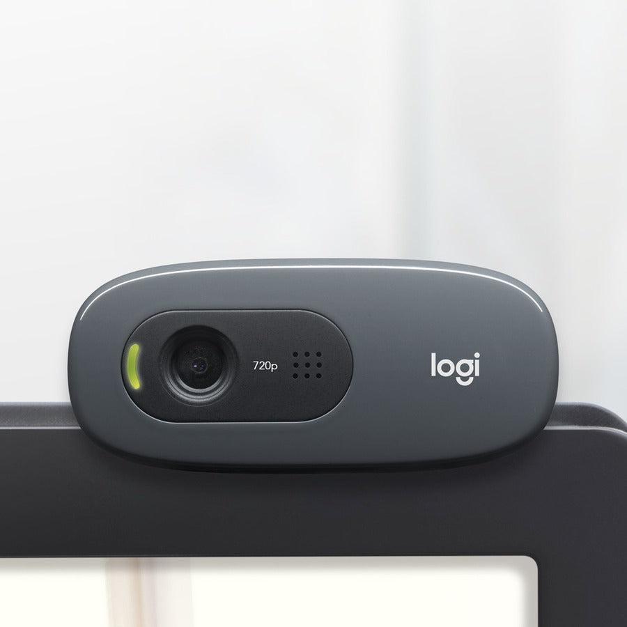 Logitech Hd C270 Webcam 1280 X 720 Pixels Usb 2.0 Black