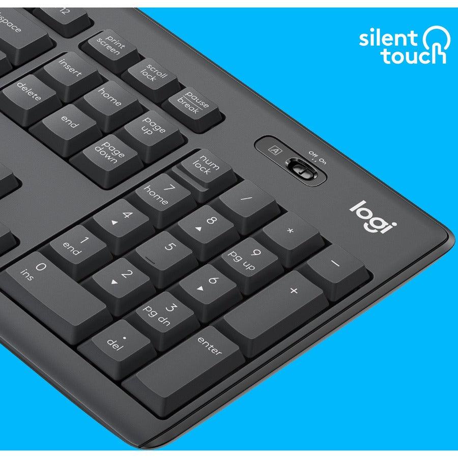 Logitech Mk295 Keyboard Rf Wireless Black