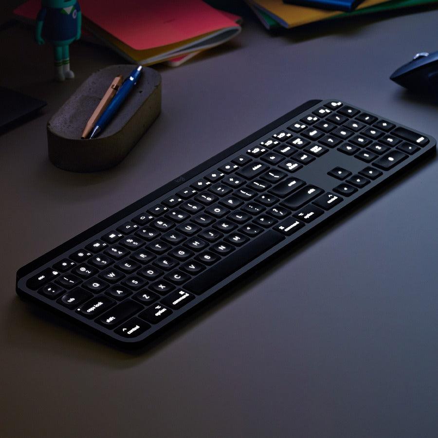 Logitech Mx Keys For Mac Keyboard Rf Wireless + Bluetooth Grey