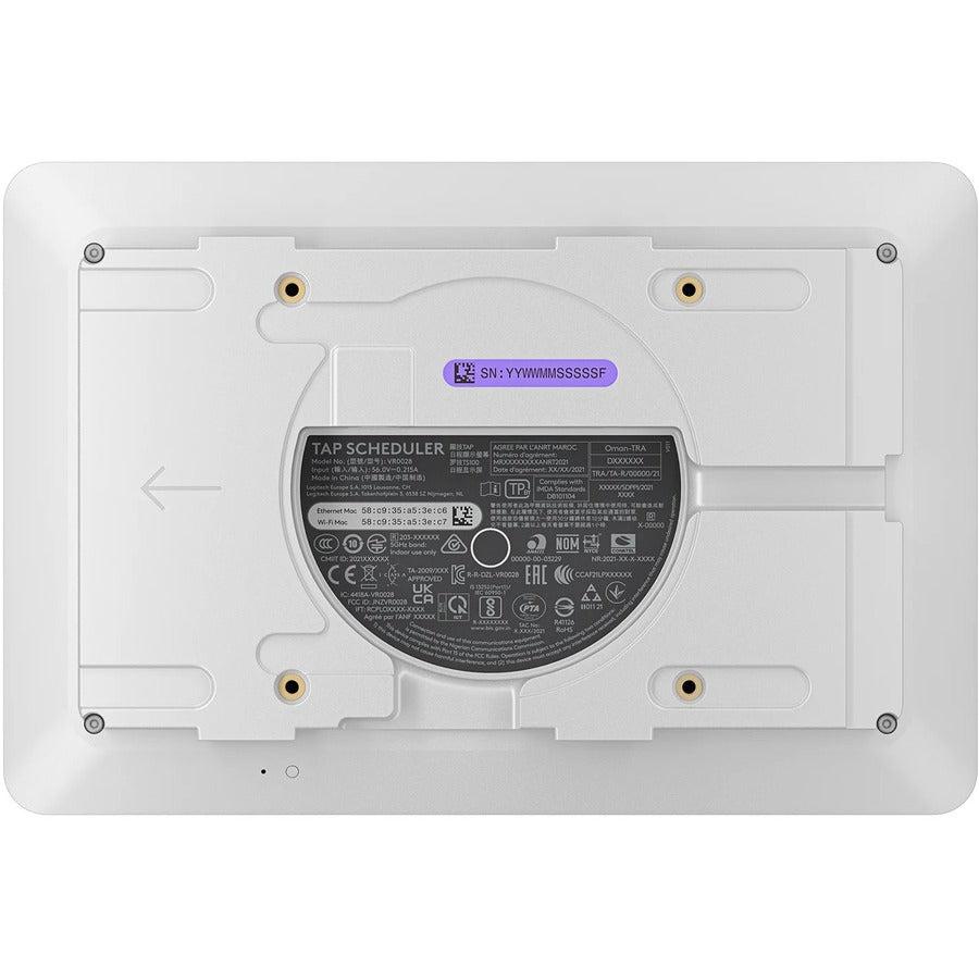 Logitech Tap Scheduler 25.6 Cm (10.1") 1280 X 800 Pixels Lcd 802.11A, 802.11B, 802.11G, Wi-Fi 4 (802.11N), Wi-Fi 5 (802.11Ac) White Bluetooth