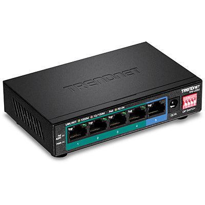 Long Range PoE+ Switch - 5-Port Gigabit Extended Distance Solution | TecISoft TPE-LG50