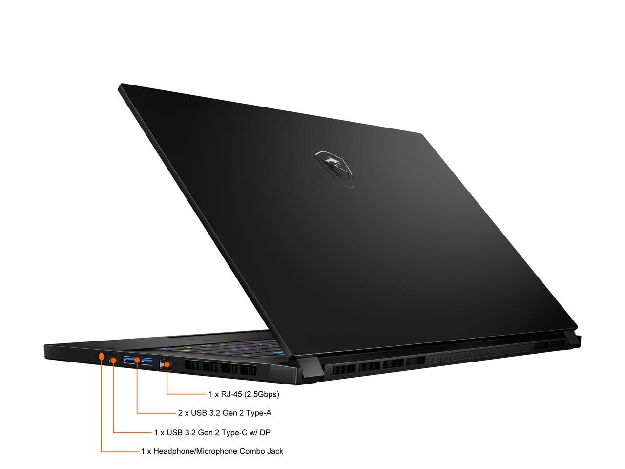 Msi Gs66 Stealth 11Uh-235 15.6 Inch Intel Core I7-11800H 2.4-4.6Ghz/ 16Gb (8G*2) Ddr4/ 1Tb Nvme Ssd/
