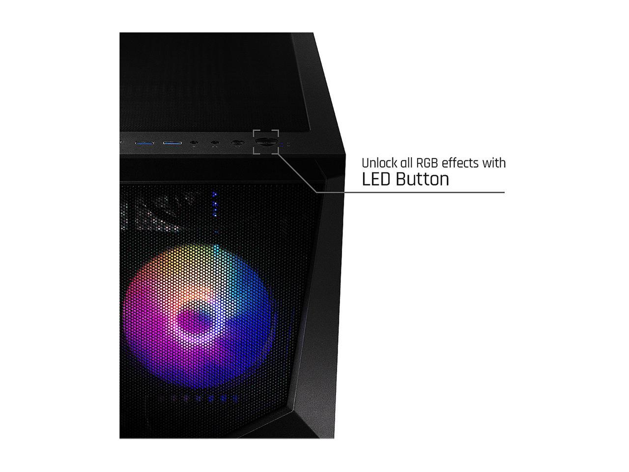 Msi Gaming Desktop Codex Zs 5Tc-042Us Ryzen 5 5000 Series 5600X (3.70Ghz) 16Gb Ddr4 500 Gb Pcie Ssd Nvidia Geforce Rtx 3060 Windows 10 Home 64-Bit