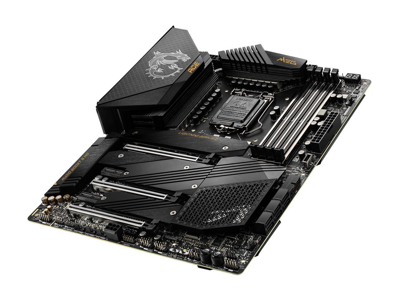 Msi Meg Z590 Ace Lga 1200 Intel Z590 Sata 6Gb/S Atx Intel Motherboard