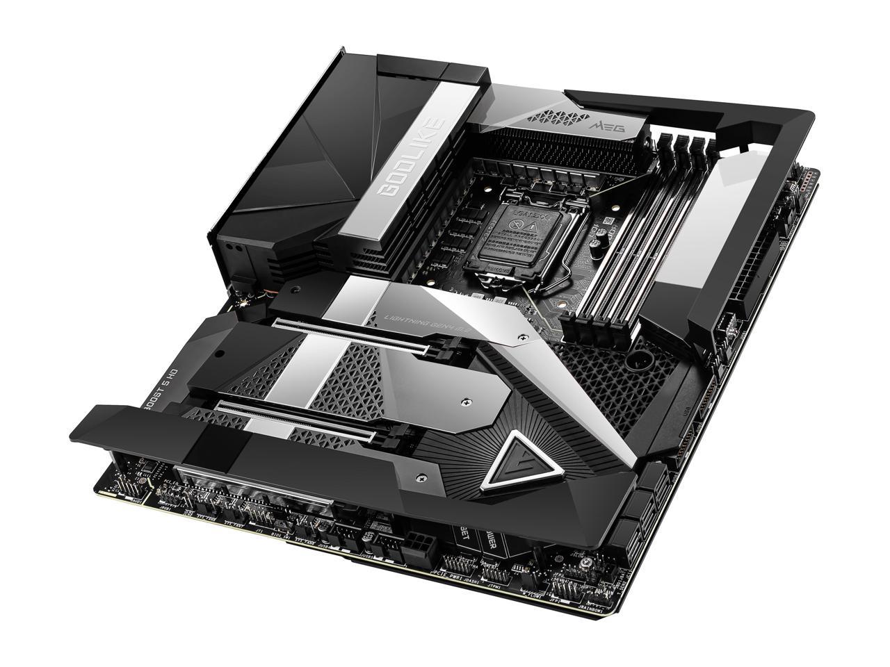 Msi Meg Z590 Godlike Lga 1200 Intel Z590 Sata 6Gb/S Extended Atx Intel Motherboard