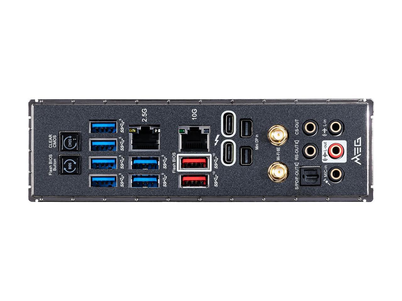 Msi Meg Z590 Godlike Lga 1200 Intel Z590 Sata 6Gb/S Extended Atx Intel Motherboard