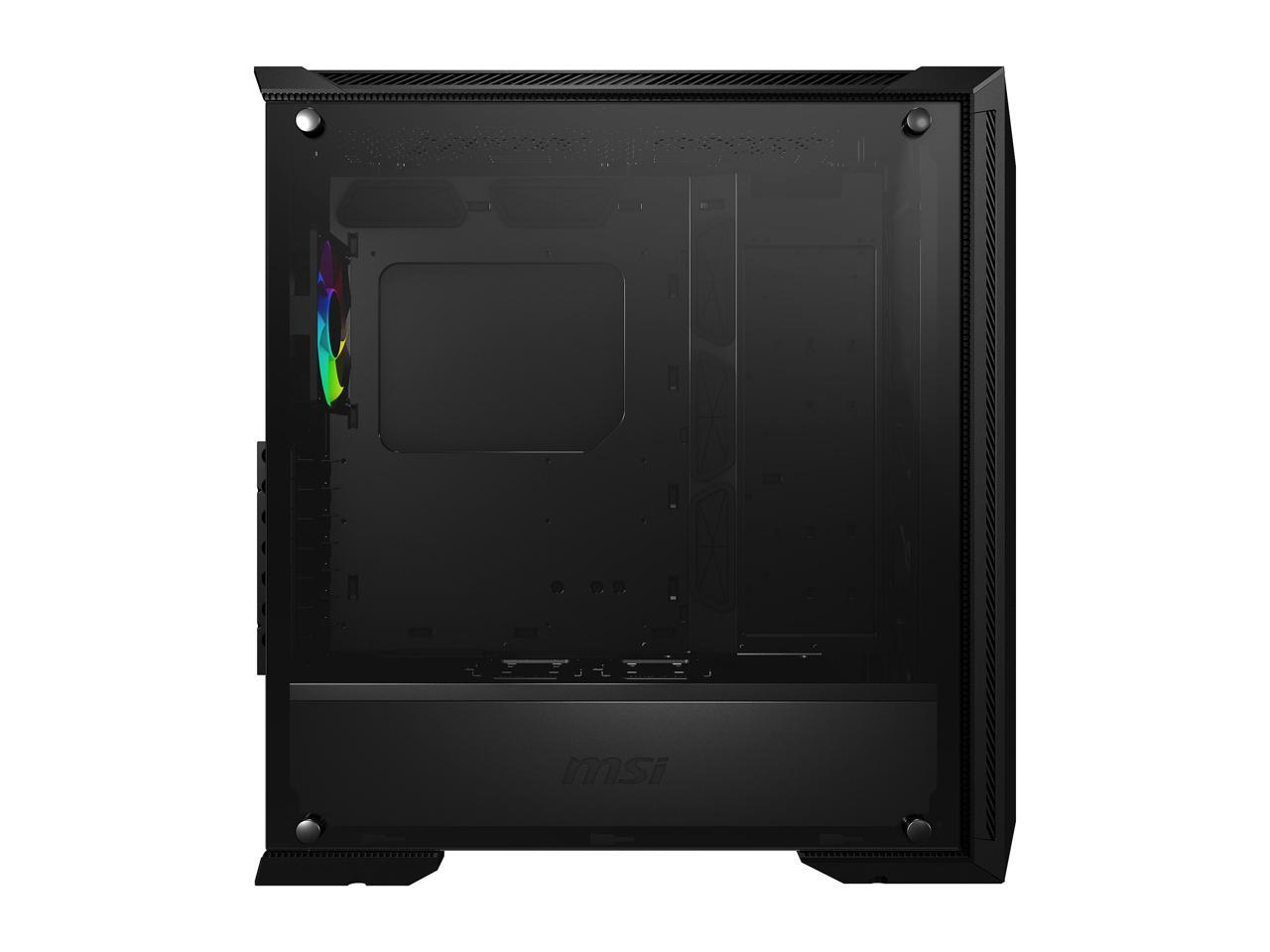Msi Mpg Gungnir 100 Mid-Tower Chassis Support Up To Eatx Motherboard, 3D-Printing Customized Parts, Side Panel Of 4Mm Tempered Glass