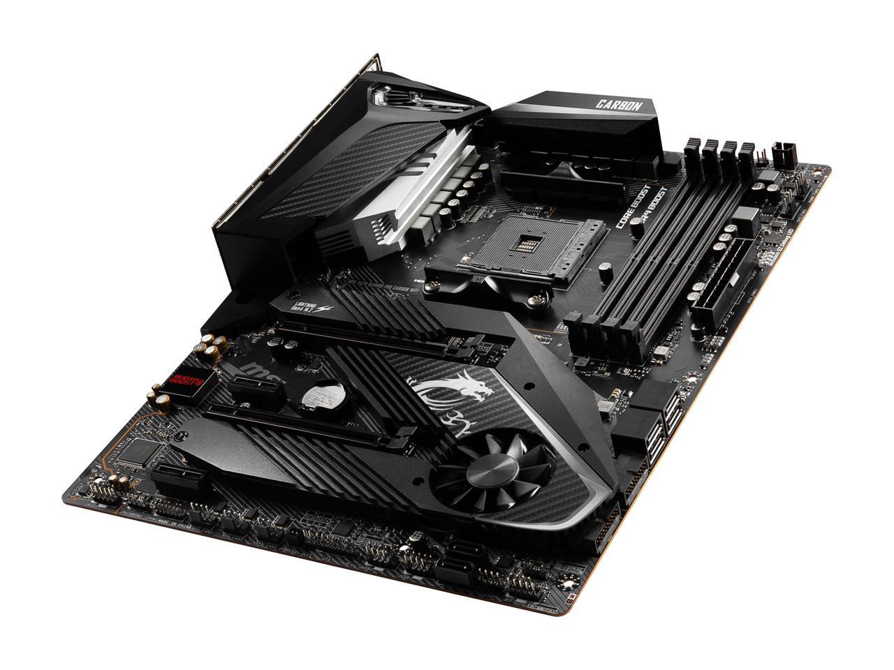 Msi Mpg X570 Gaming Pro Carbon Wifi Gaming Motherboard Amd Am4 Sata 6Gb/S M.2 Usb 3.2 Gen 2 Wi-Fi 6 Hdmi Atx