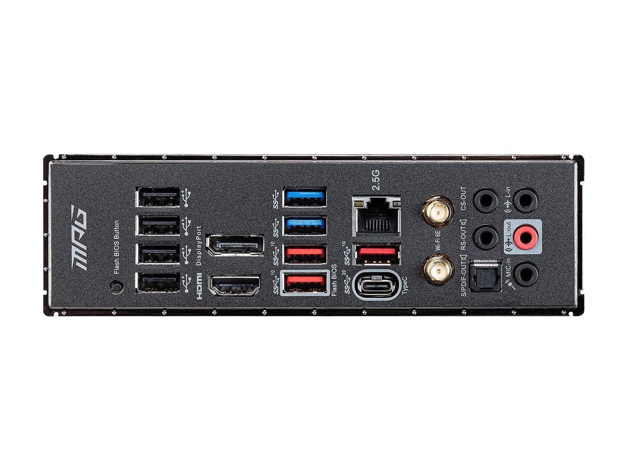 Msi Mpg Z590 Gaming Carbon Wifi Lga 1200 Intel Z590 Sata 6Gb/S Atx Intel Motherboard