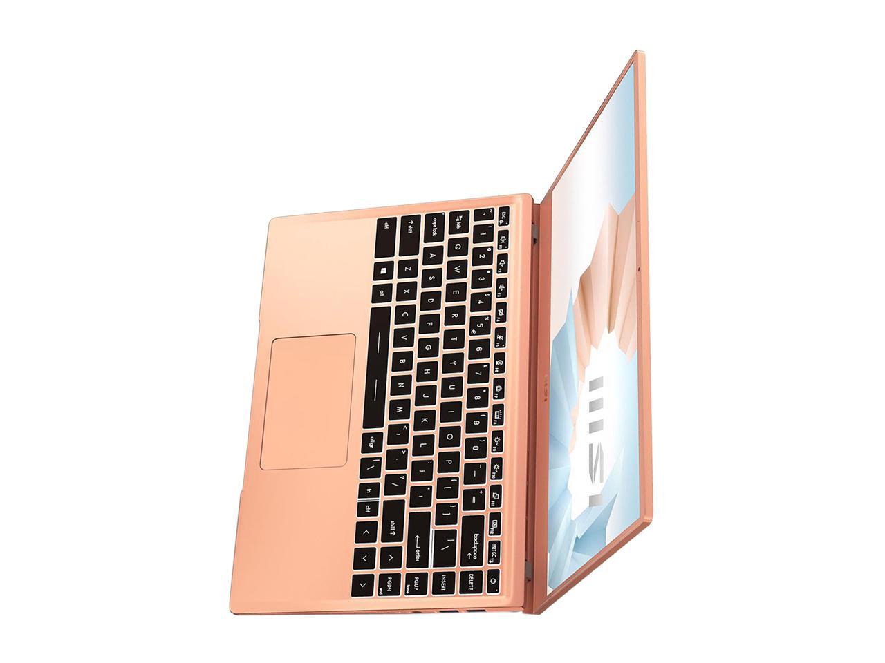 Msi Modern 14 B11Mo-857 14 Inch Intel Core I5-1155G7 2.5-4.5Ghz/ 8Gb Ddr4/ 512Gb Nvme Ssd/ Intel Iris Xe/ Usb3.2/ Windows 10 Laptop (Beige Mousse)