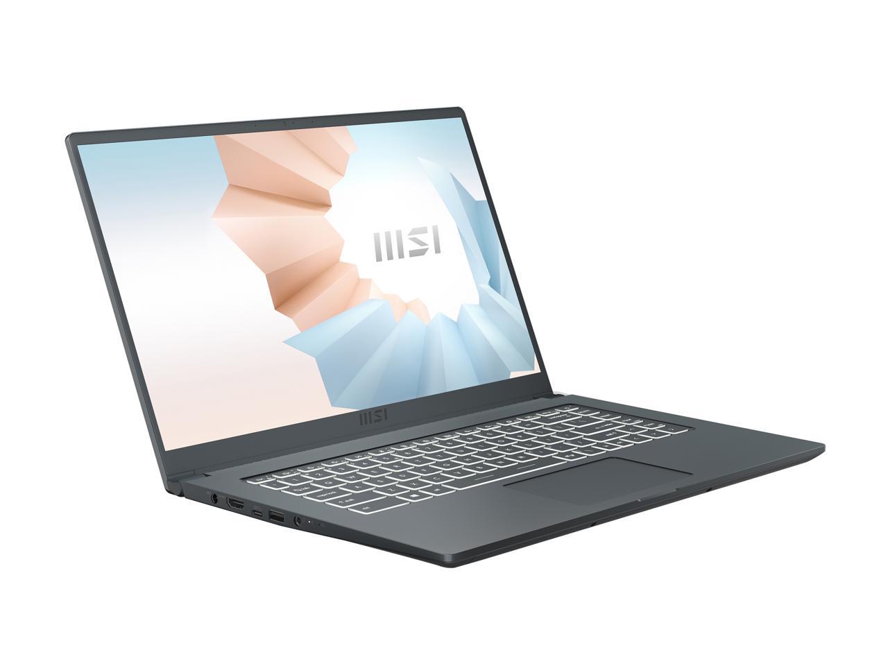 Msi Modern 15 A11Mu-681 15.6 Inch Intel Core I7-1195G7 2.9-5.0Ghz/ 16Gb (8G*2) Ddr4/ 512Gb Nvme Ssd/