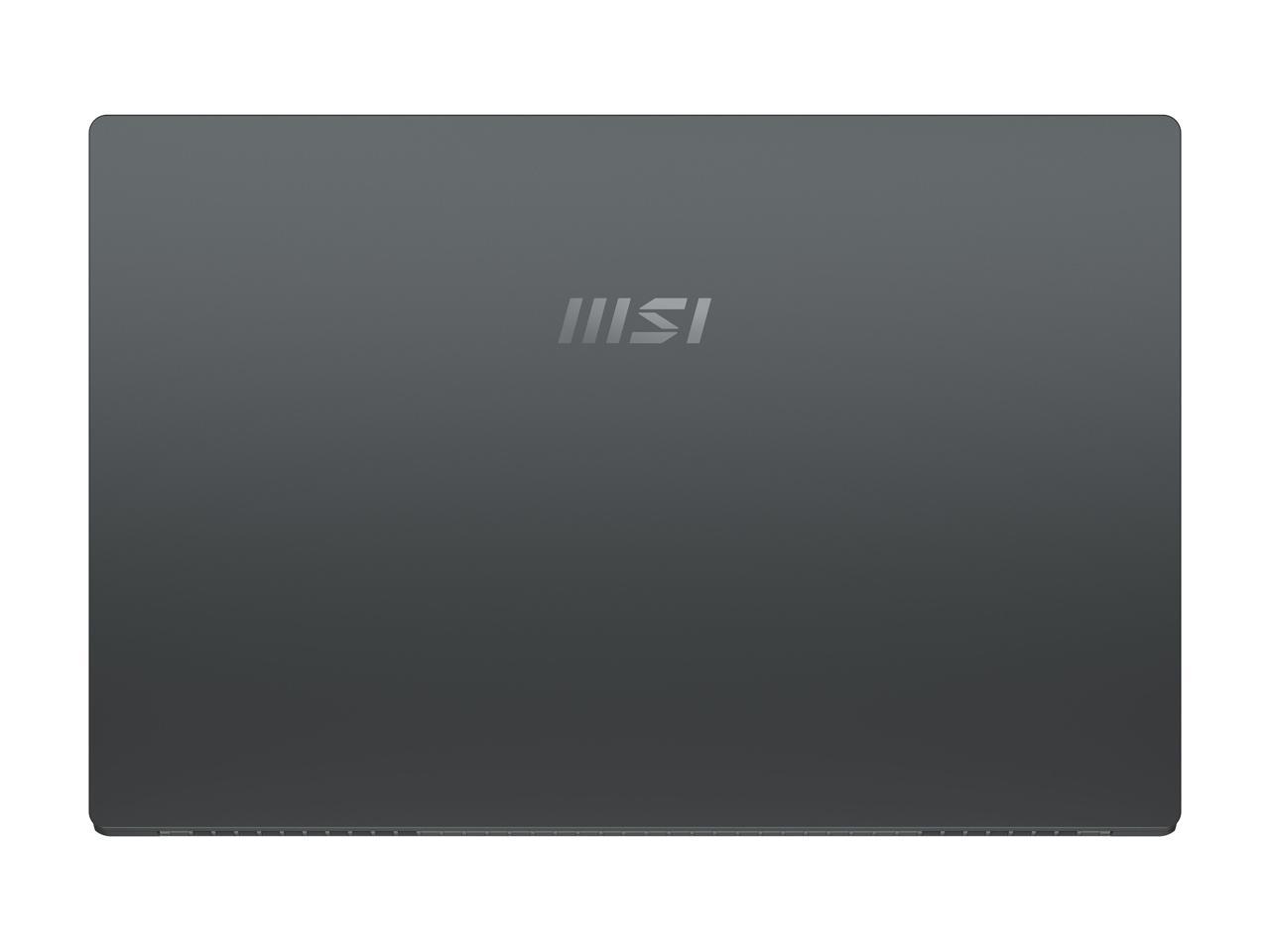 Msi Modern 15 A5M-072 15.6 Inch Amd Ryzen 7 5700U 1.8-4.3Ghz/ 8Gb Ddr4/ 512Gb Nvme Ssd/ Usb3.2/ Windows 10 Laptop (Carbon Gray)