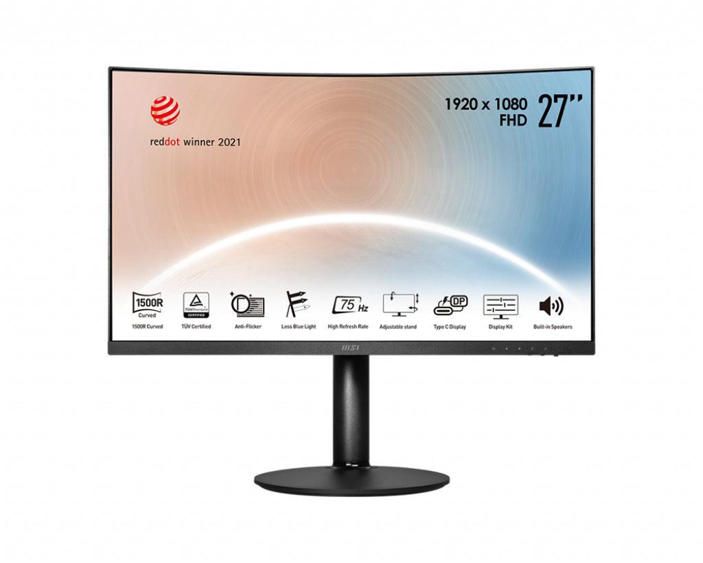 Msi Modern Md271Cp 68.6 Cm (27") 1920 X 1080 Pixels Full Hd Black