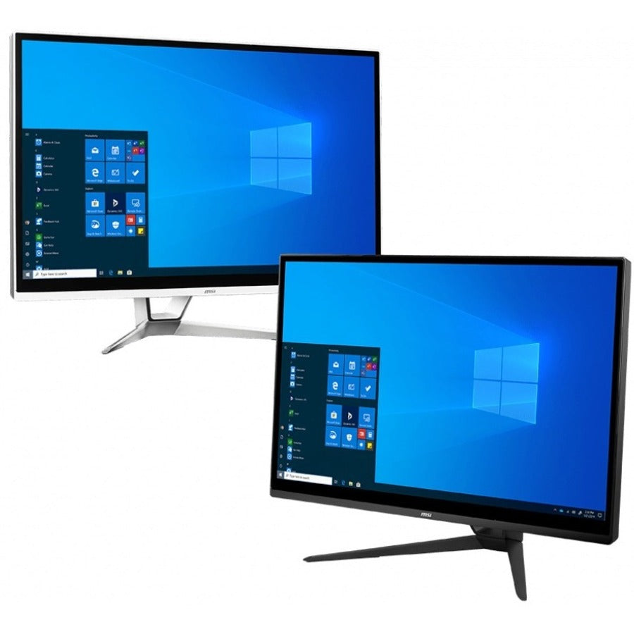 MSI PRO 22XT 10M PRO 22XT 10M-484US All-in-One Computer - Intel Core i3 10th Gen i3-10100 - 8 GB - 256 GB SSD - 21.5 Full HD Touchscreen - Desktop - White" PR22XT10M484