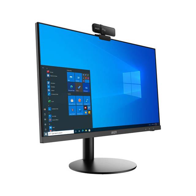 Msi Pro Ap241 11M-001Us 23.8 Inch Intel Core I5-11400 Processor 8Gb Ddr4 250Gb M.2 Nvme Sdd Windows 10 Pro Non-Touch Screen All-In-One Pc (Black)