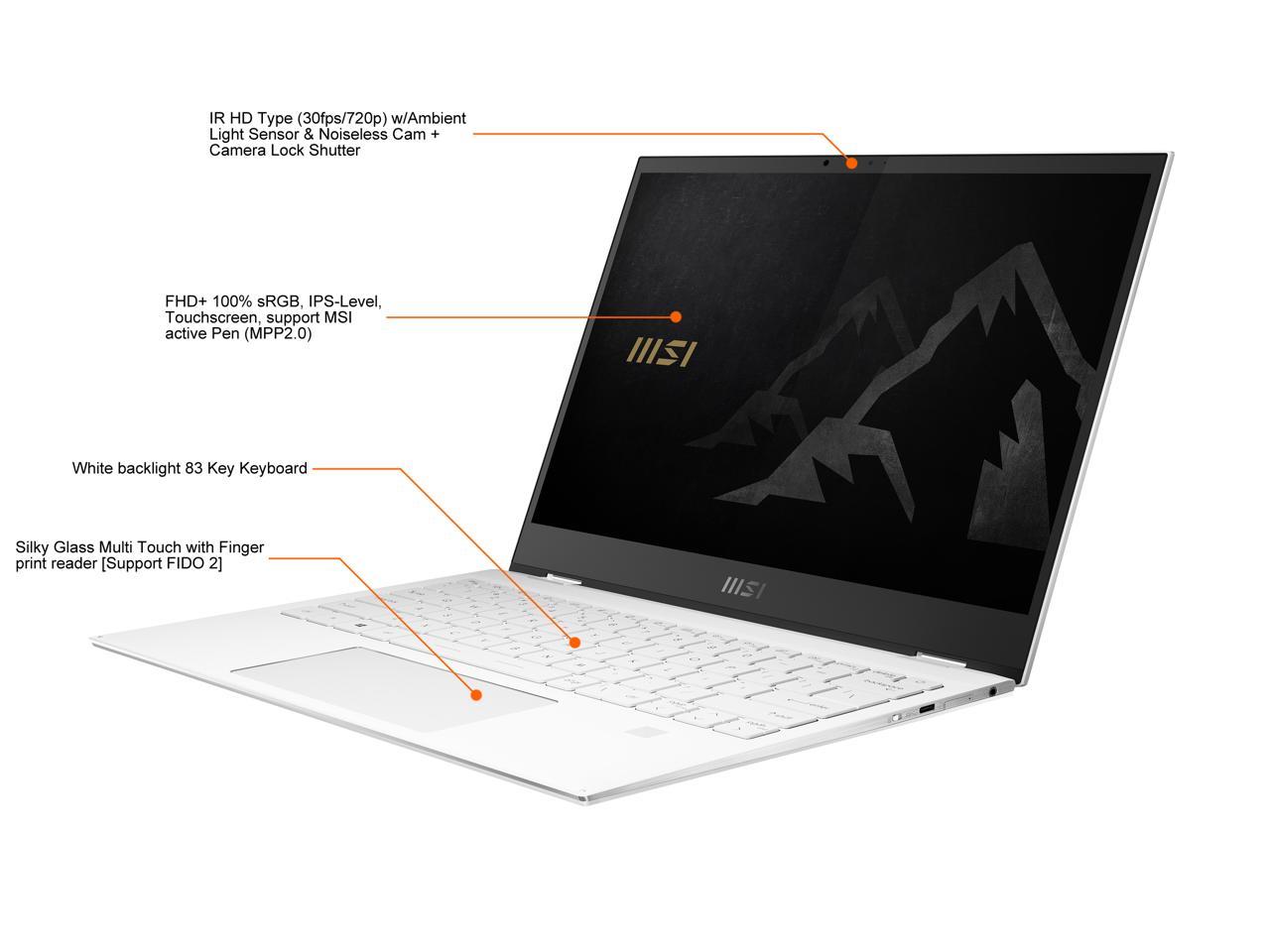 Msi Summit E13Flipevo A11Mt-235 13.4 Inch Intel Core I5-1155G7 2.5-4.5Ghz/ 16Gb Lpddr4X-4267/