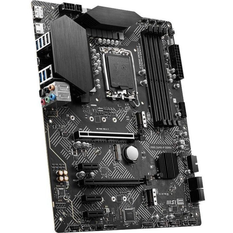 MSI Z690-P DDR4 Desktop Motherboard - Intel Z690 Chipset - Socket LGA-1700 - Intel Optane Memory Ready - ATX PROZ690PDDR4