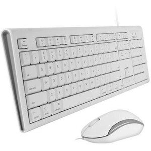 Macally Full Size USB Keyboard and Optical USB Mouse Combo For Mac QKEYCOMBO