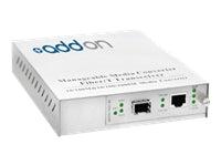 Managed Media Converter 10/100/1000Base-TX RJ-45 Open SFP Port | Tecisoft ADD-MGMC-SFP