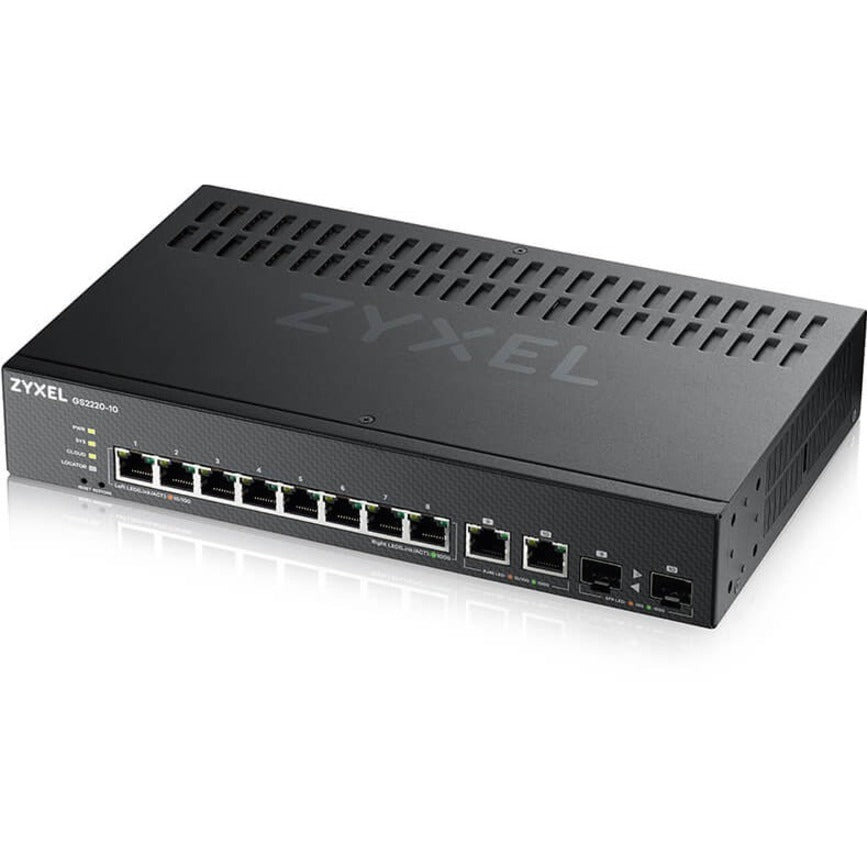 Managed Switch - 10/28/50-Port Gigabit L2+ Enterprise Solution | ZYXEL GS2220-10
