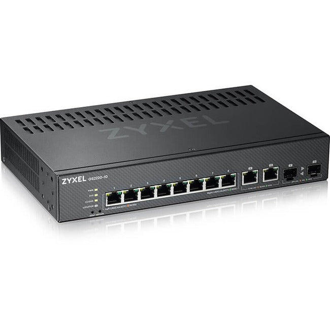 Managed Switch - 10/28/50-Port Gigabit L2+ Enterprise Solution | ZYXEL GS2220-10