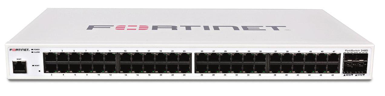 Managed Switch 48 Port - FortiSwitch 248D Rack-Mountable Enterprise Switch | Tecisoft FS-248D