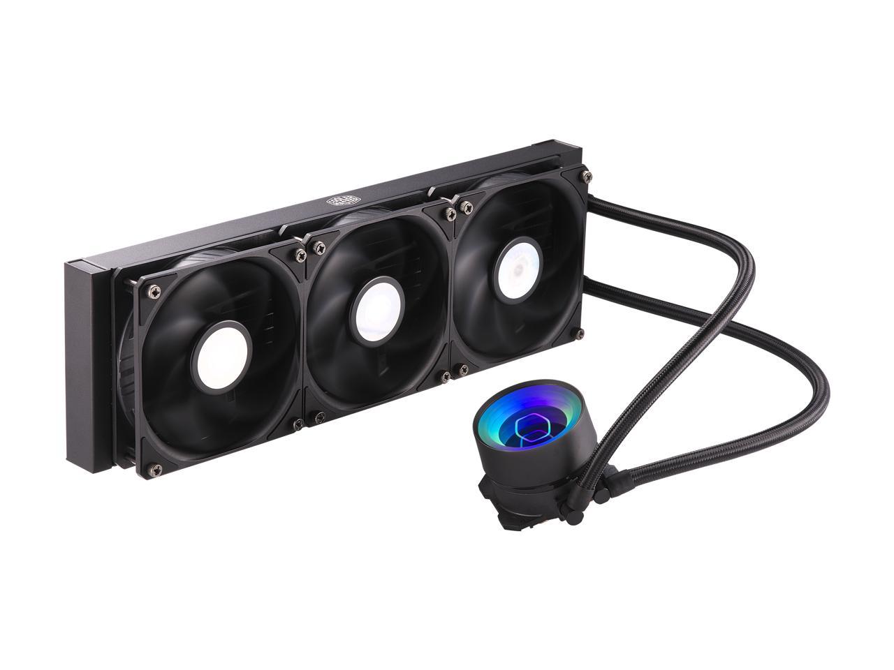 Masterliquid Ml360 Mirror Argb Close-Loop Aio Cpu Liquid Cooler, Mirror Argb Pump, 360 Radiator,